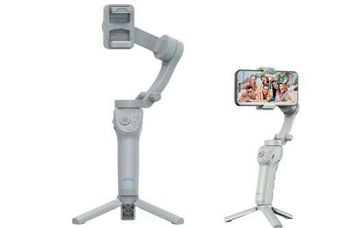 Stabilisateur de smartphone à 3 axes avec suivi du visage pour le vlogging et le tournage