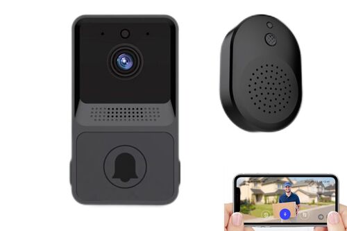Sonnette vidéo intelligente sans fil WiFi avec signal sonore pour la surveillance de la maison