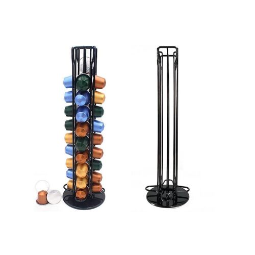 Support Pour 40 Capsules Nespresso Avec Base Pivotante À 360°