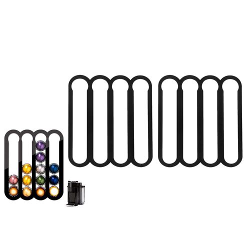 Porte-Capsules Nespresso Vertuo Mural, Rangement Pour 24 Capsules, Lot De 2