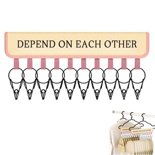 Porte-Casquettes Avec 10 Pinces, Organisateur De Placard Pour Chapeaux Et Accessoires