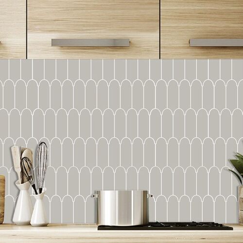 Stickers muraux amovibles et résistants à l'eau pour la décoration des carreaux de cuisine et de salle de bain