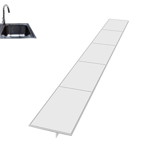 Bande De Remplissage En Silicone Pour Joint De Plan De Travail De Cuisine, Résistante À La Chaleur, Facile À Installer, Longueur Ajustable