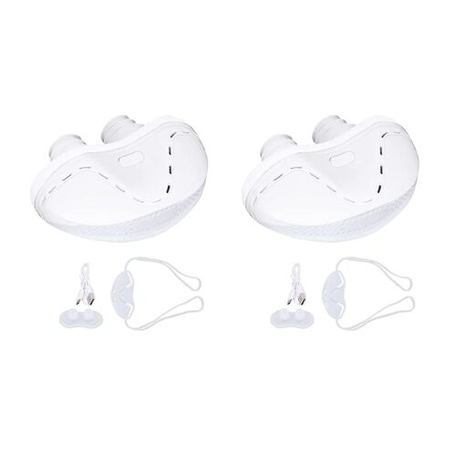 Dispositif Anti-Ronflement Électrique Avec Flux D'air Réglable Et Chargement Usb - Lot De 2