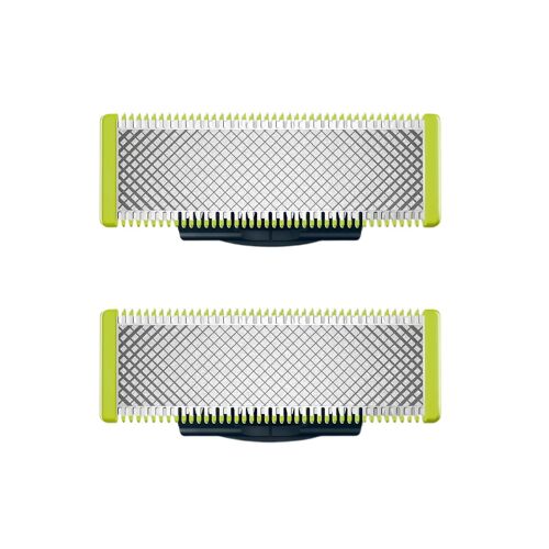 Lot De 2 Lames De Rechange Pour Rasoir Philips Oneblade Avec Rotation À 360° 