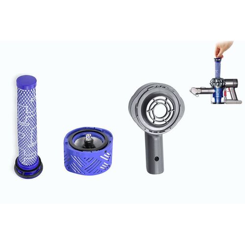 Kit de capot arrière et de filtre HEPA pour moteur Dyson V6 DC58 DC59 DC61 DC62
