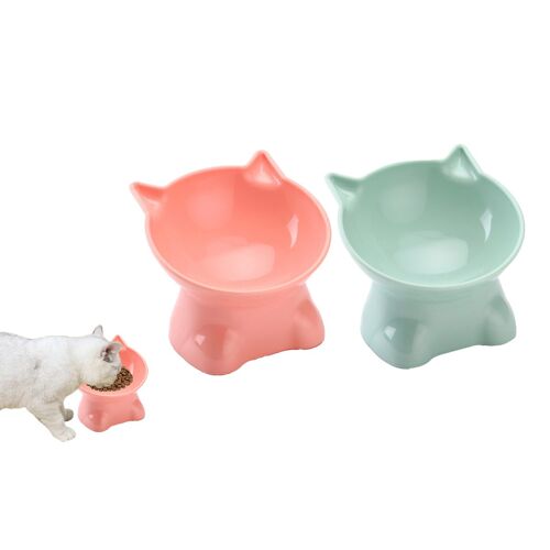 Lot De 2 Gamelles Surélevées Pour Chats Et Chiens - Gamelles En Céramique Pour Chats Et Chiots