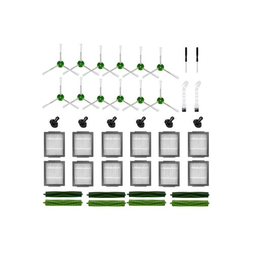 Kit de 24 filtres à brosse pour Roomba séries J, E et I - Pièces de rechange compatibles