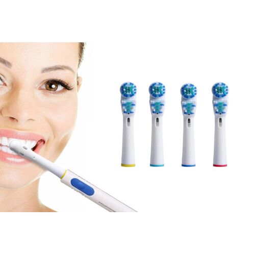 Têtes de brosse de rechange Double Clean pour brosses à dents électriques Oral-B - Lot de 4