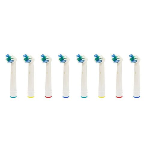 Lot De 8 Têtes De Rechange Pour Brosses À Dents Électriques Compatibles Avec Les Modèles Oral-B