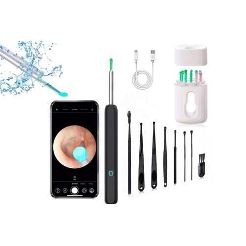 Nettoyeur D'oreilles Intelligent Avec Caméra Et Application, Outil D'extraction De Cérumen, Rechargeable Par Usb, Embout Souple, Cuillère Visuelle 