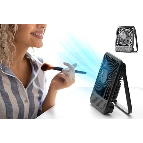 Ventilateur de bureau USB portable, mini ventilateur de refroidissement avec vitesse réglable et fonctionnement silencieux