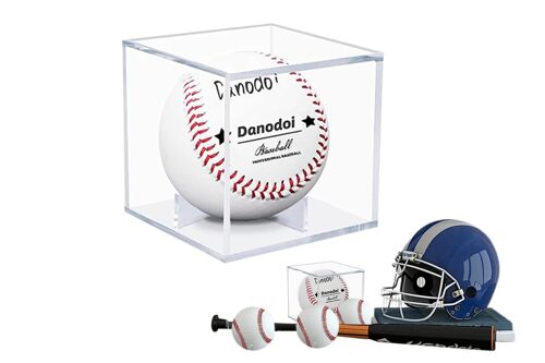 Vitrine Empilable Carrée Pour Balles De Baseball Avec Protection Uv