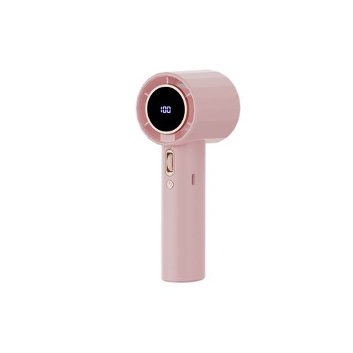 Ventilateur turbo portable à vitesse réglable, fonctionne sur batterie, design compact, rechargeable par USB