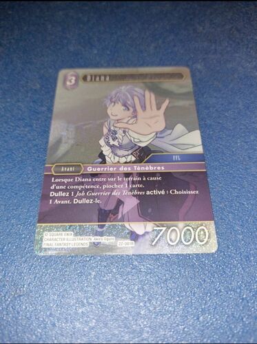 Diana 22 081r Foil Carte Card Final Fantasy