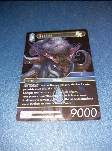 Kraken 17 112r Foil Carte Card Final Fantasy 1