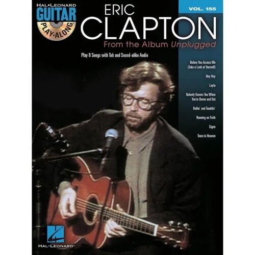 Eric Clapton - From The Album Unplugged Guitar Play-Along Volume 155 Book/Online Audio