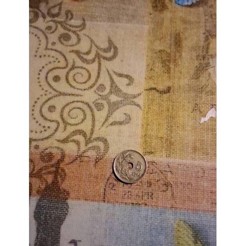 Pièce Belge 1928 De 5 Centimes
