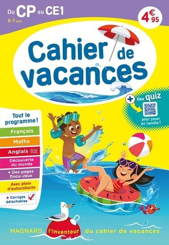 Cahier De Vacances Du Cp Au Ce1