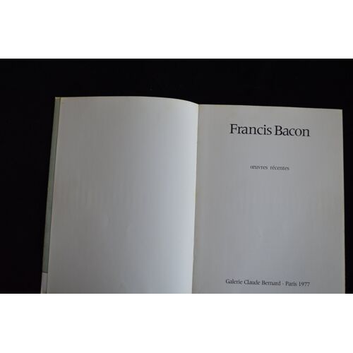 Francis Bacon, Paris, 1977