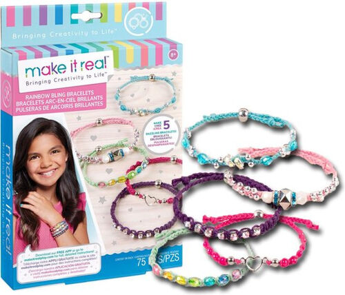 Make it Real - KIT 5 BRACELETS ARC-EN-CIEL SCINTILLANTS