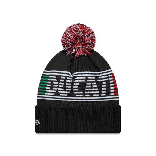 Bonnet À Pompon Sport Ducati Motor Logo Noir Taille Unique