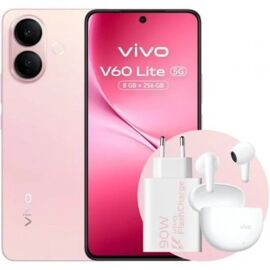 Vivo V60 Lite 8GB 256GB 6.77" AMOLED 5G Dual SIM Carga Rápida 90W Cámara 50MP Android 15 Rosa