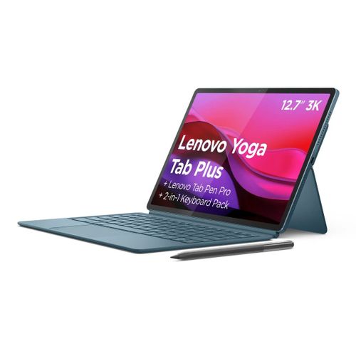 Lenovo Yoga Tab Plus TB520FU 12,7" 256 Go/16 Go Bleu + Housse Clavier + Tab Pen Pro