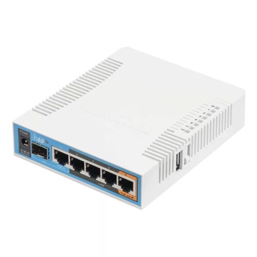 Routeur MikroTik hAP ac 2,4 GHz/5 GHz PoE Blanc (RB962UiGS-5HacT2HnT)