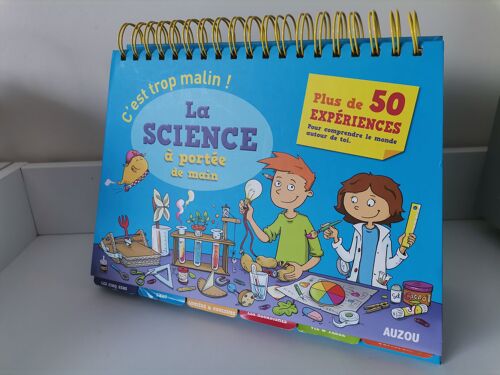 Ouvrage C’Est Trop Malin ! La Science À Portée De Main, Plus De 50 Expériences