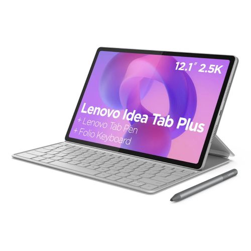 Tablette Lenovo Idea Tab Plus 12" 256GB/12GB Gris + Stylet + Étui Clavier