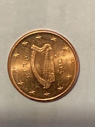 Pièce De 1 Centime D'Euro Irlande 2002