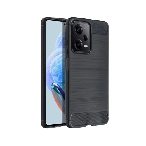 Coque en silicone Forcell Carbon pour Xiaomi Redmi Note 12 Pro 5G en noir