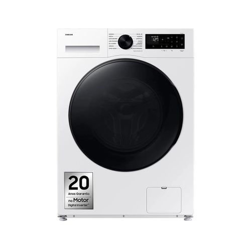 Lave-linge et sèche-linge Samsung AI Eco Bubble 9 kg/6 kg 400 tr/min blanc WD90DG5B15BEEP