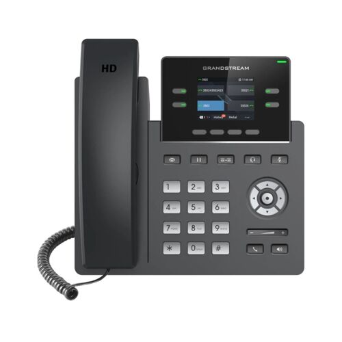 Grandstream GRP2612W Téléphone IP PoE Wi-Fi Noir