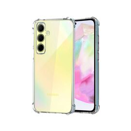 Coque en silicone renforcé pour Samsung Galaxy A35 5G transparente