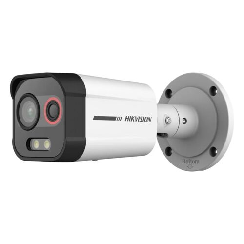 Caméra de Sécurité IP Hikvision HeatPro Bullet PoE 4MP 1.35 4mm Extérieur IP67 - DS-2TD2608-1/QA