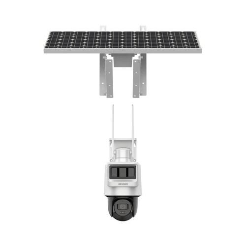 Caméra de Sécurité IP Solaire WiFi PT 4MP Hikvision 2.8mm Extérieur IP66 - DS-2DE2C400IWG-K/4G/C09S20(2.8mm)