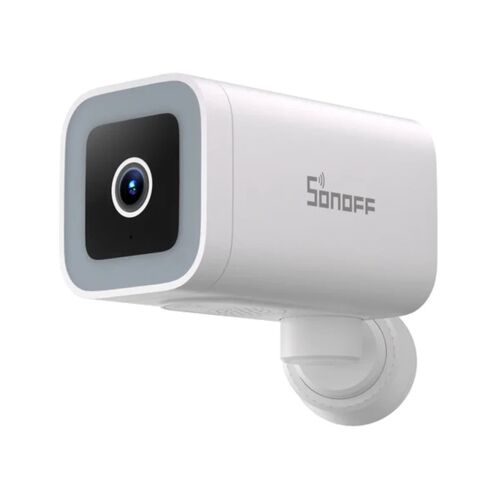 Caméra de Sécurité Extérieure Wi-Fi 2K Sonoff CAM-B1P Blanche