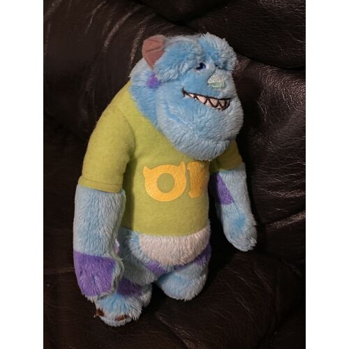 Peluche Sully DISNEY Monstres Academy t-shirt vert OK 19cm