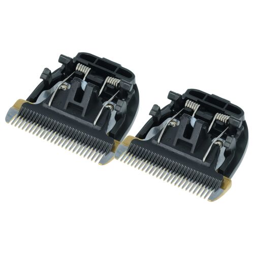 vhbw 2x tête de rasoir compatible avec Panasonic ER-1511, ER-1610, ER-154, ER-1512, ER-152, ER-1510, ER-151, ER-153, ER-160 rasoir, noir