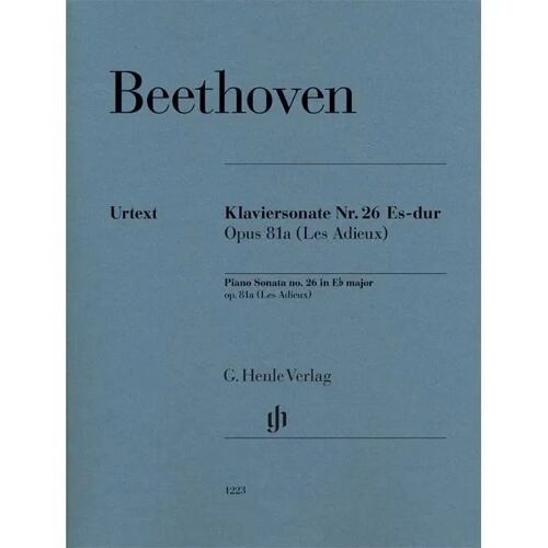 Beethoven, L: Klaviersonate Nr. 26 Es-Dur Op. 81a
