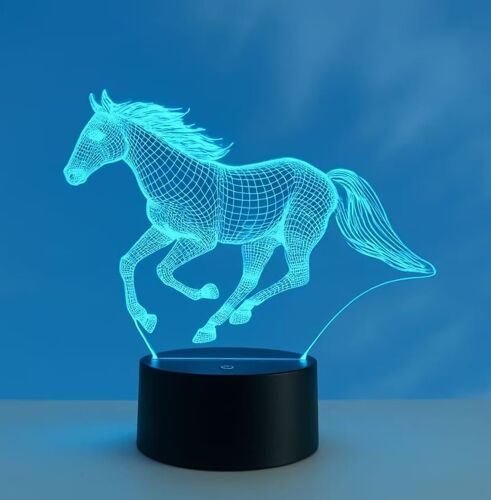 Veilleuse Led 3d Pour Enfants Avec Télécommande - 16 Couleurs Changeantes - Cadeau De Noël Ou D'anniversaire Pour Enfant