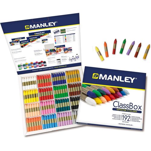 Mnc00002/192 Lot De 192 Crayons De Cire