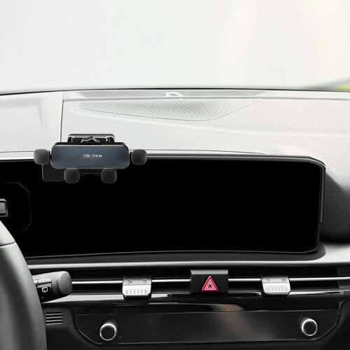 Support de téléphone portable pour Kia Sportage 2025 - Support de smartphone rotatif à 360° avec cadre d'écran spécifique au véhicule - Montage facile par clip et adhésif