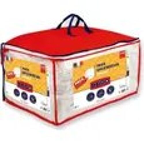 Pack Couette 220 X 240 Cm + 2 Oreillers 60 X 60 Cm - Splendeur - Garnissage 100% Polyester Fcs 300 G/M² - Blanc - Dodo