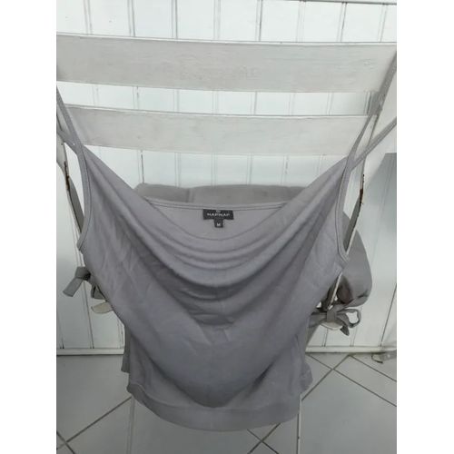 Débardeur Naf Naf Viscose M Gris