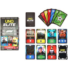 Games Mattel - Uno Élite Formule 1 Édition Standard 2025