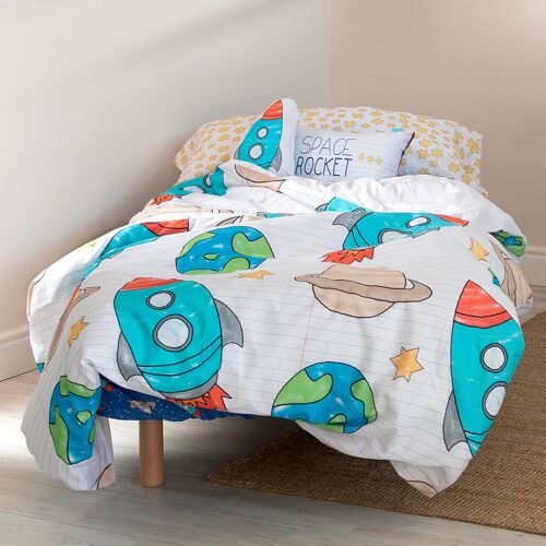 Happy Fiday Home 2544 Housse De Couette Coton 155 X 220 Cm