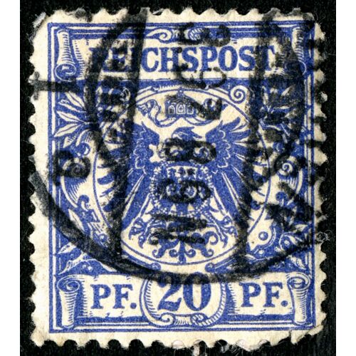 Timbre Oblitéré Reichspost , 20 Pf